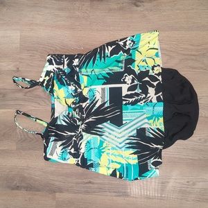 ⭐3/$10⭐NWOT Tropical One Piece Swimsuit